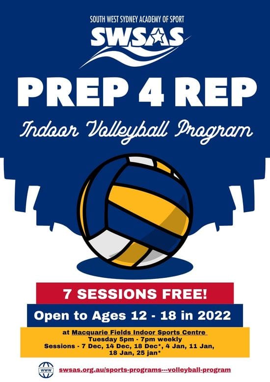 Prep 4 Rep Indoor Volleyball Program Launched